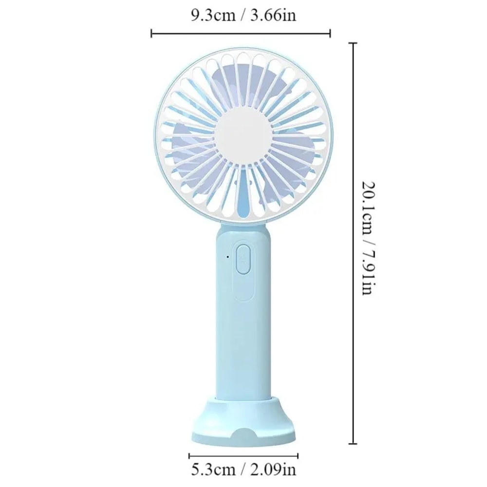 Portable Fan Usb Mini Large Wind Pocket Fan Office Desktop Small Electric Fan Folding Head Multi Fu 8