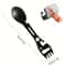 Outdoor Camping Survival Spork, Wrench Bottle Opener Spoon, Kitchen Multifunctional Tool, Multifunctional Whistle Knife