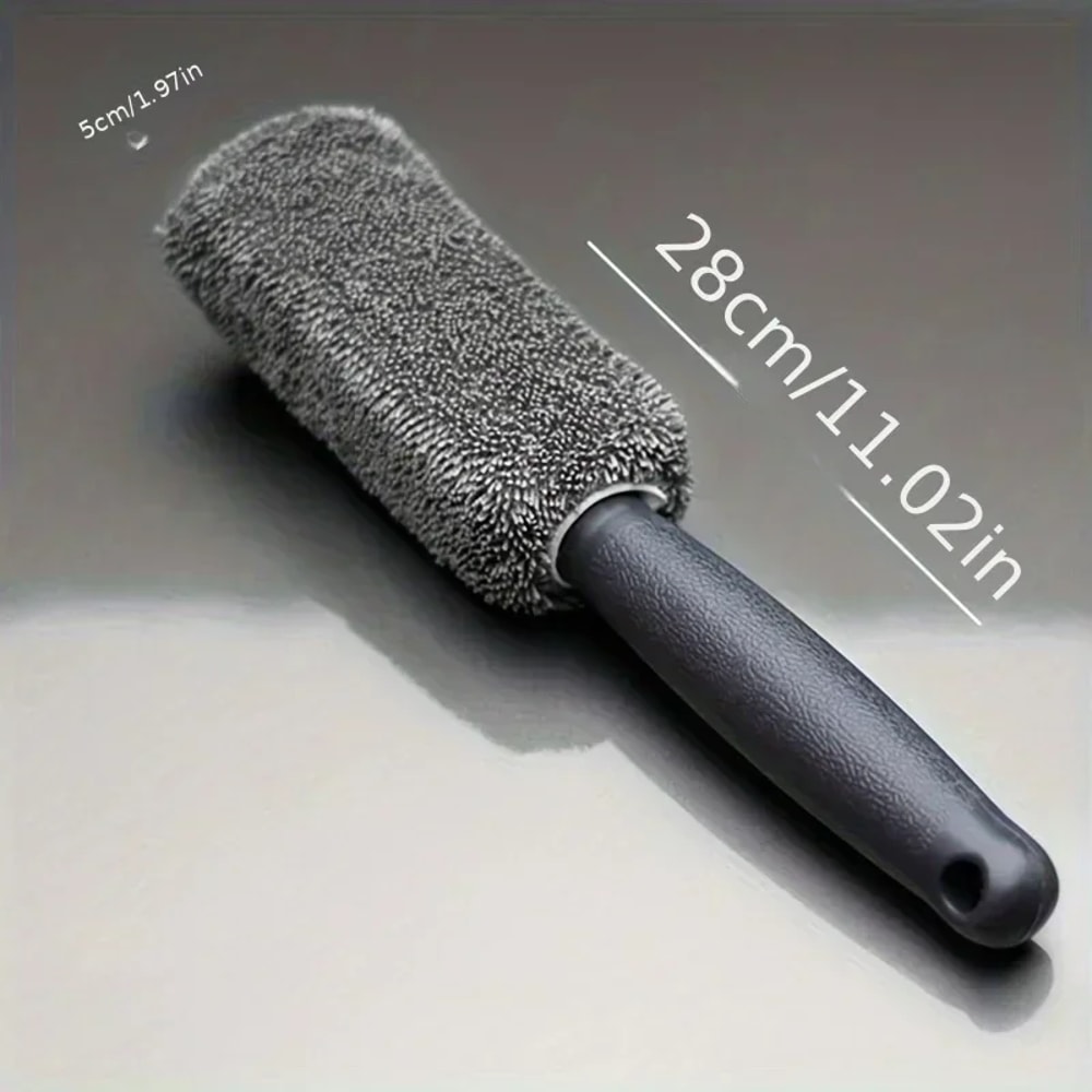 Car Wheel Cleaning Tools, Car Cleaning Tools Tire Rim Brush with Durable Plastic Handle