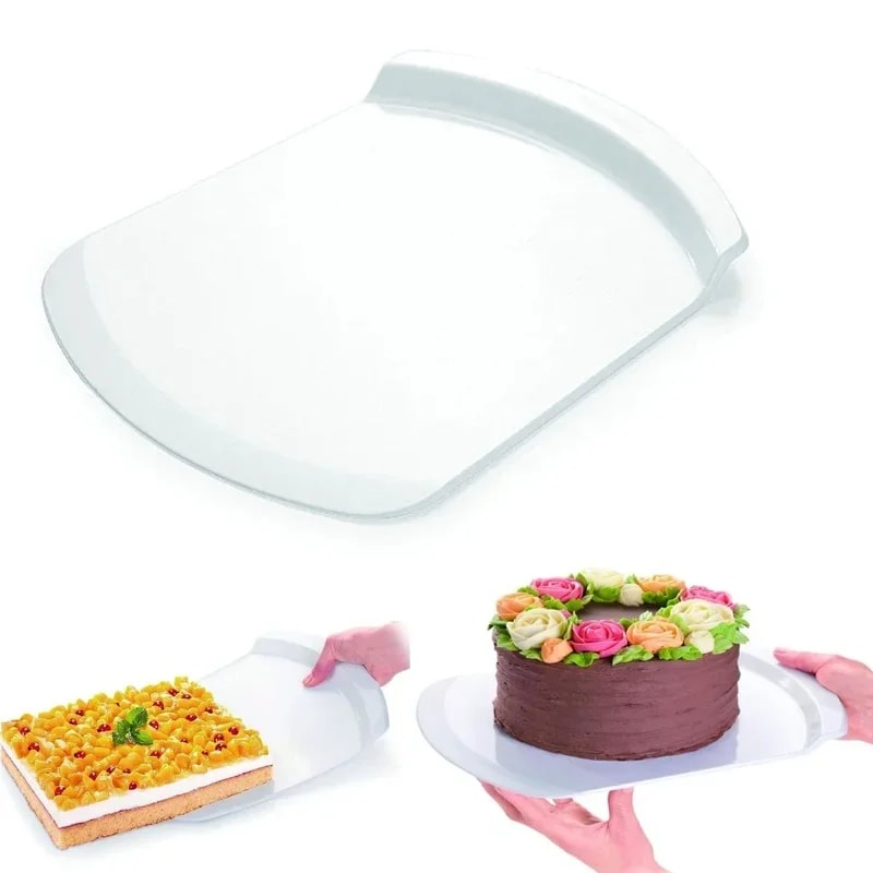 Plastic Cake Lifter Spatula Large Pizza Lifter Square Round Cake Mover Pastry Accessories 6