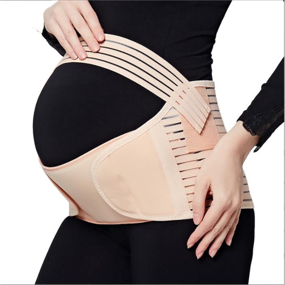 Pregnant Women Support Belly Band Adjustable Waist Care Maternity Abdomen Brace Protector For Back 3