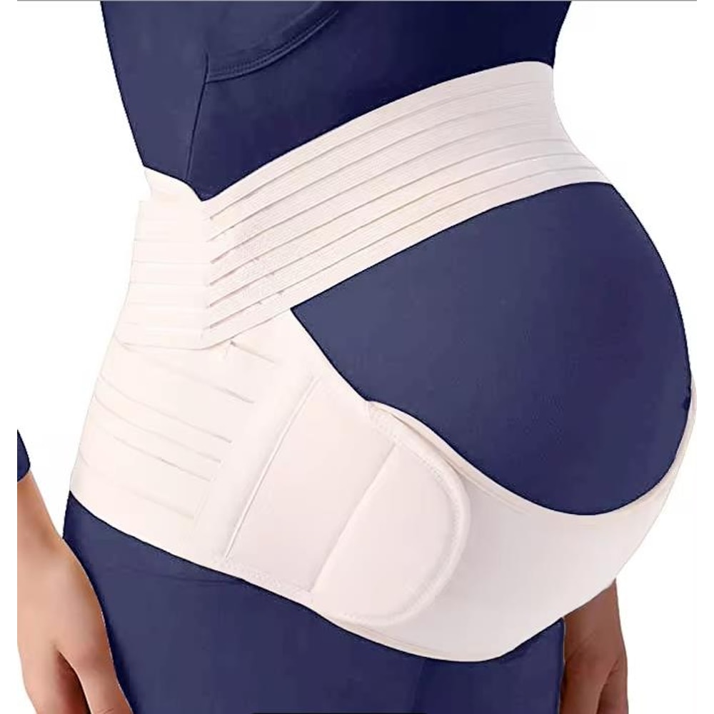 Pregnant Women Support Belly Band Adjustable Waist Care Maternity Abdomen Brace Protector For Back 4