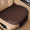Car Breathable Flax Seat Cover Universal Front Seat Protector Anti Dust Anti Scratch Cushion Covers