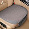 Car Breathable Flax Seat Cover Universal Front Seat Protector Anti Dust Anti Scratch Cushion Covers