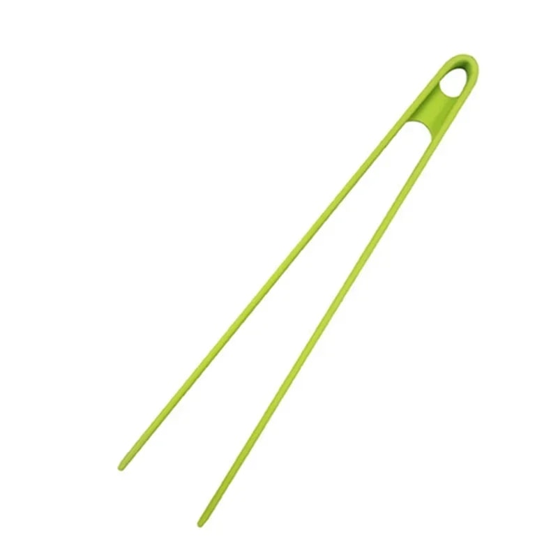 Salad Food Tongs, Anti-slip Silicone Kitchen Utensils, Barbecue Clip, Three Prong Pliers, Chef Tools for Cooking