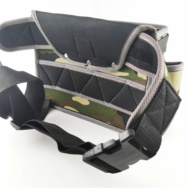 Durable Oxford Cloth Waist Bag, Multifunctional Tool Bag for Woodworking, Electricians Decoration