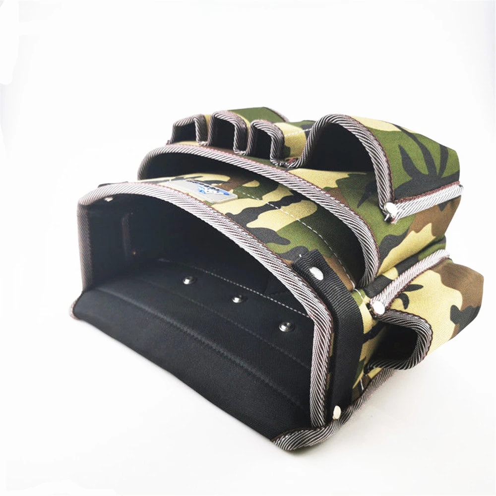 Durable Oxford Cloth Waist Bag, Multifunctional Tool Bag for Woodworking, Electricians Decoration