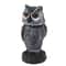 Owl Decoy to Scare Birds, Plastic Shake Head Owl Decoy, Fake Owl Garden Decoration to Scare Birds Away
