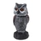 Owl Decoy to Scare Birds, Plastic Shake Head Owl Decoy, Fake Owl Garden Decoration to Scare Birds Away