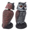 Owl Decoy to Scare Birds, Plastic Shake Head Owl Decoy, Fake Owl Garden Decoration to Scare Birds Away