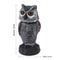 Owl Decoy to Scare Birds, Plastic Shake Head Owl Decoy, Fake Owl Garden Decoration to Scare Birds Away