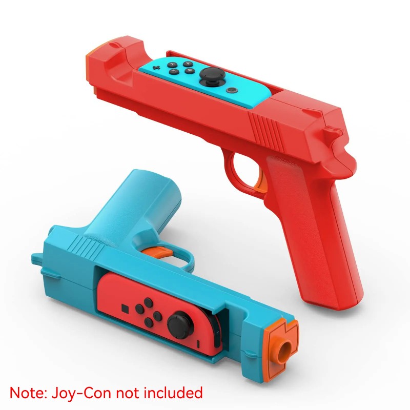 Switch OLED Compatible Gun Controller Shooter Hunting Games Left Right Handle Accessories 6