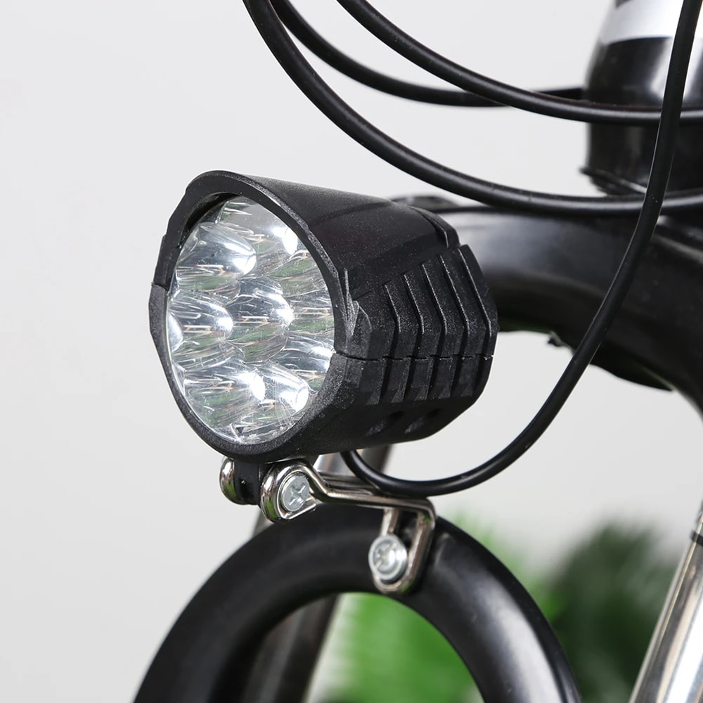 EBike Horn Light Headlight With Horn And Light Switch For Electric Scooter Bicycle Safety 2