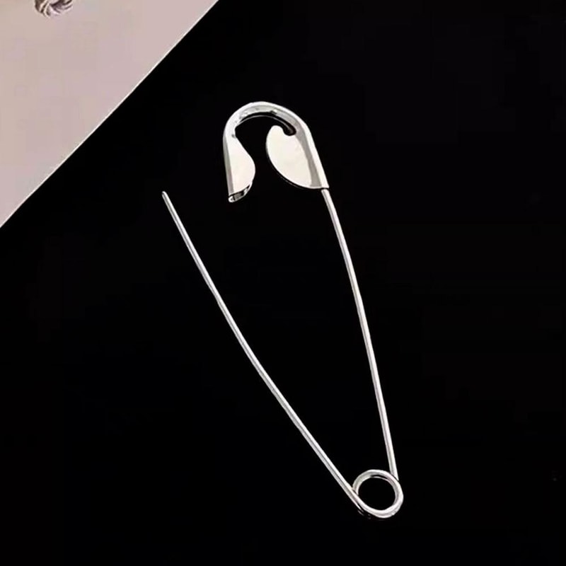 Large Safety Pin Metal Hair Claws Barrettes Hairpins For Women And Girls Stylish Hair Accessories 2