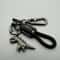 Motorcycle Decoration Accessories Car Keychain Leather Woven Rope Pendant Small Gift For Bikers 9