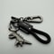 Motorcycle Decoration Accessories Car Keychain Leather Woven Rope Pendant Small Gift For Bikers 9
