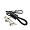 Motorcycle Decoration Accessories Car Keychain Leather Woven Rope Pendant Small Gift For Bikers 6