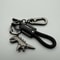 Motorcycle Decoration Accessories Car Keychain Leather Woven Rope Pendant Small Gift For Bikers 3