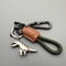 Motorcycle Decoration Accessories Car Keychain Leather Woven Rope Pendant Small Gift For Bikers 5