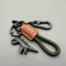 Motorcycle Decoration Accessories Car Keychain Leather Woven Rope Pendant Small Gift For Bikers 7