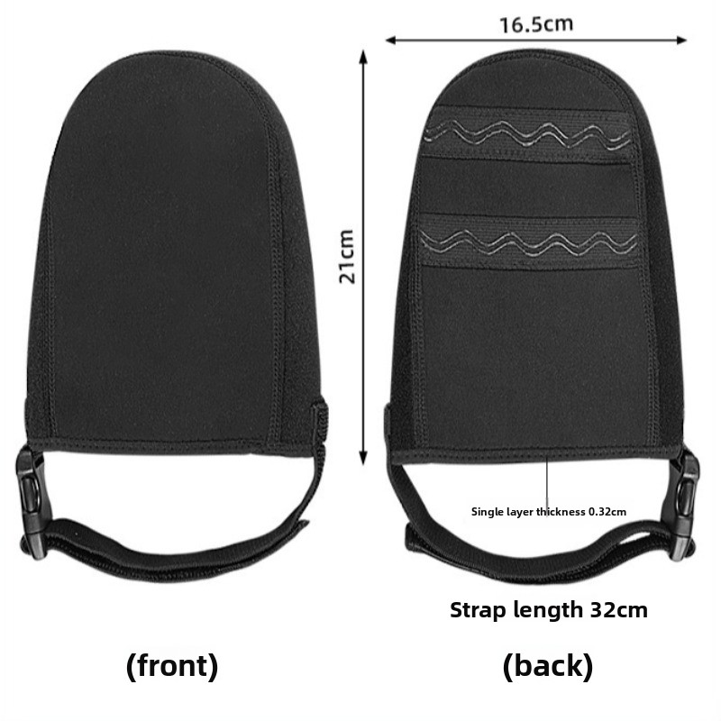 Foot Rehabilitation Tool, Half-palm Cast Sock Cover with Fixed Strap, Anti-slip, Windproof, Keep Warm Cast Toe Protector