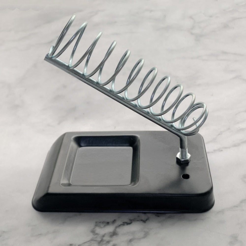 Portable Soldering Iron Stand with Cleaning Sponge, Soldering Tin Holder, Electric Iron Accessories for Welding