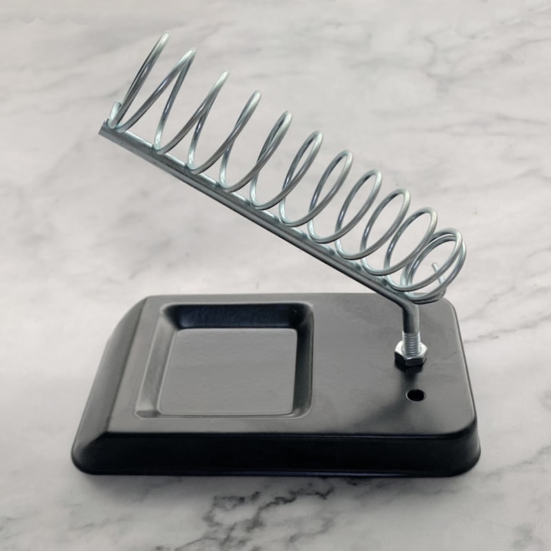 Portable Soldering Iron Stand with Cleaning Sponge, Soldering Tin Holder, Electric Iron Accessories for Welding