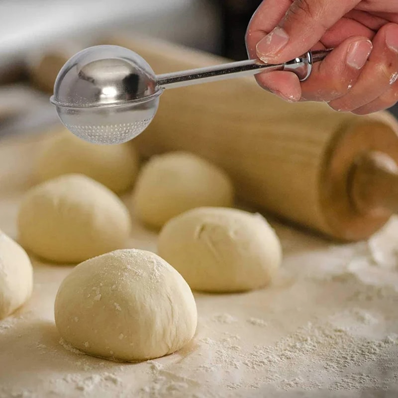 Powder Shaker Sugar Duster Flour Sieve for Cake Decorating, Baking Accessories, Powdered Sugar Spice Tool