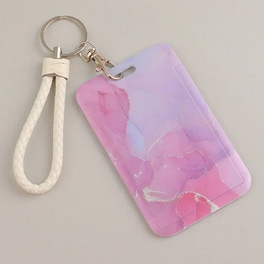 ID Name Tag Holder Fashion Work Card Case Bus Pass Bank ID Badge Travel Accessories 5