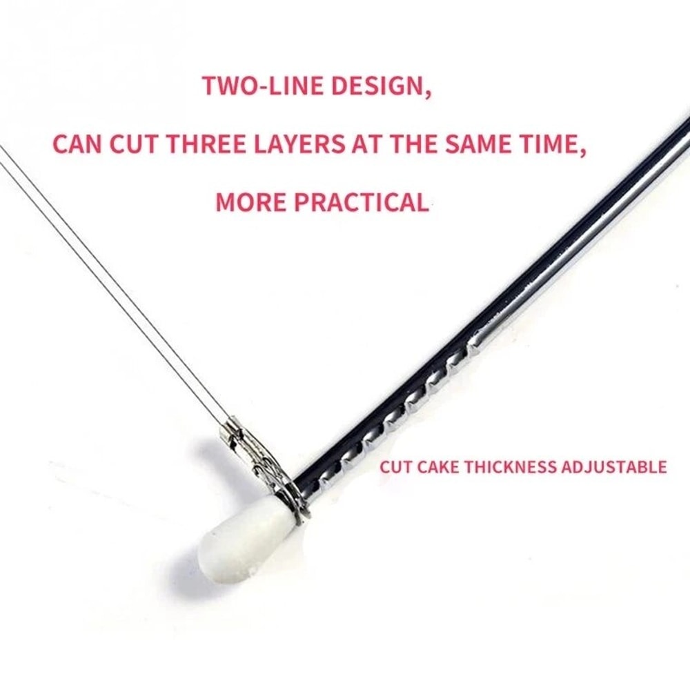 Adjustable Height Line Cake Cut Slicer Stainless Steel Cake Decorating Mold For DIY Bakeware 4