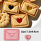 Jam Sandwich Cookie Cutter Biscuit Mold Christmas Plastic Fondant Stamp For Cake Decor 7