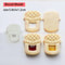 Jam Sandwich Cookie Cutter Biscuit Mold Christmas Plastic Fondant Stamp For Cake Decor 9