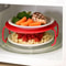 Double Layer Insulation Microwave Oven Tray Storage Rack Multifunctional Heating Steaming Rack Pot 2