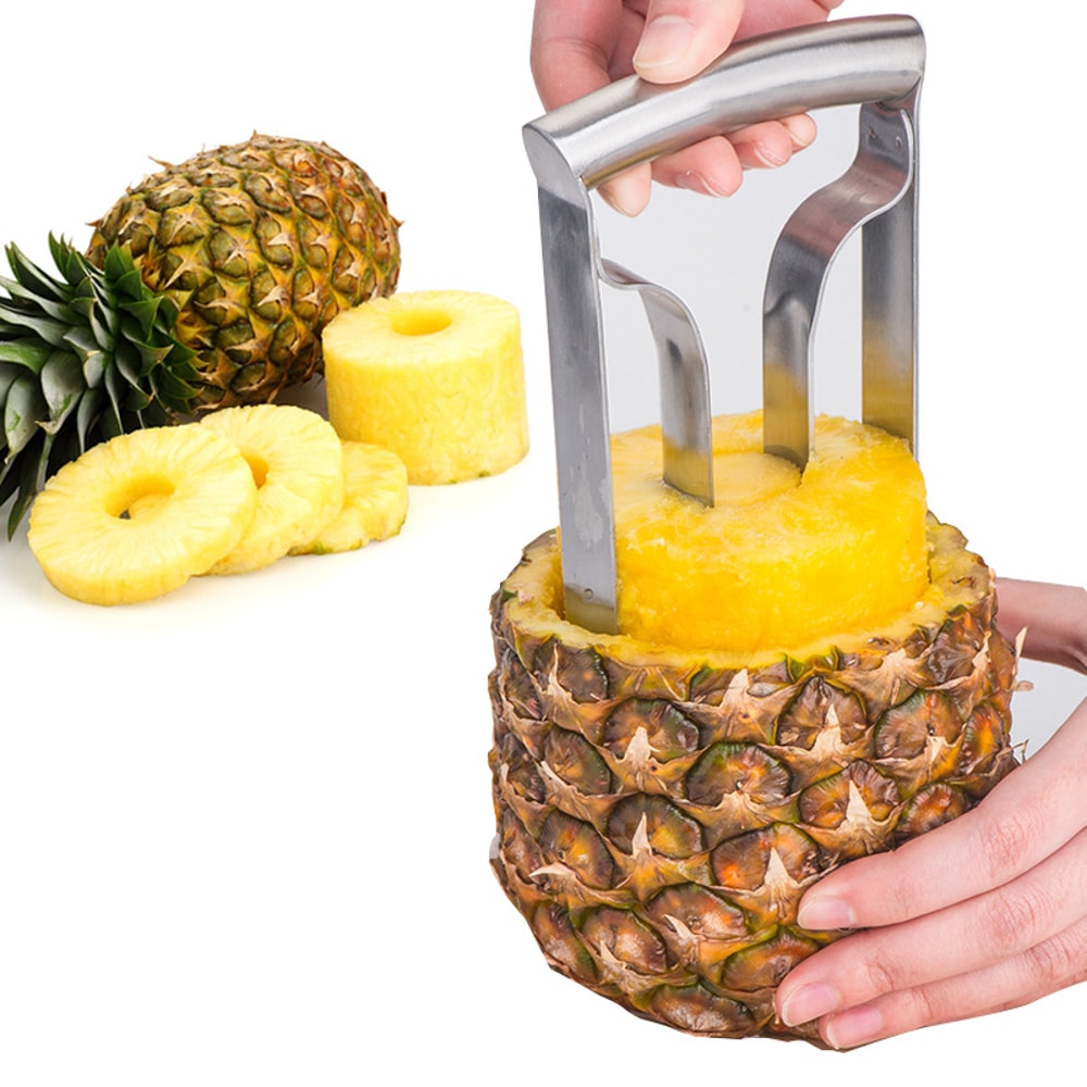 Stainless Steel Pineapple Peeler Cutter Ananas Meat Extractor Fruit Slicer Knife Kitchen Corer Remo 0