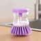 Kitchen Wash Pot Dish Brush with Soap Dispenser, Household Cleaning Accessories