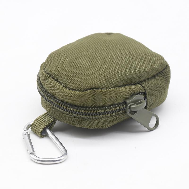 Tactical EDC Pouch, Key Wallet Holder for Men, Coin Purses, Keychain Zipper Pocket, Outdoor Key Bag