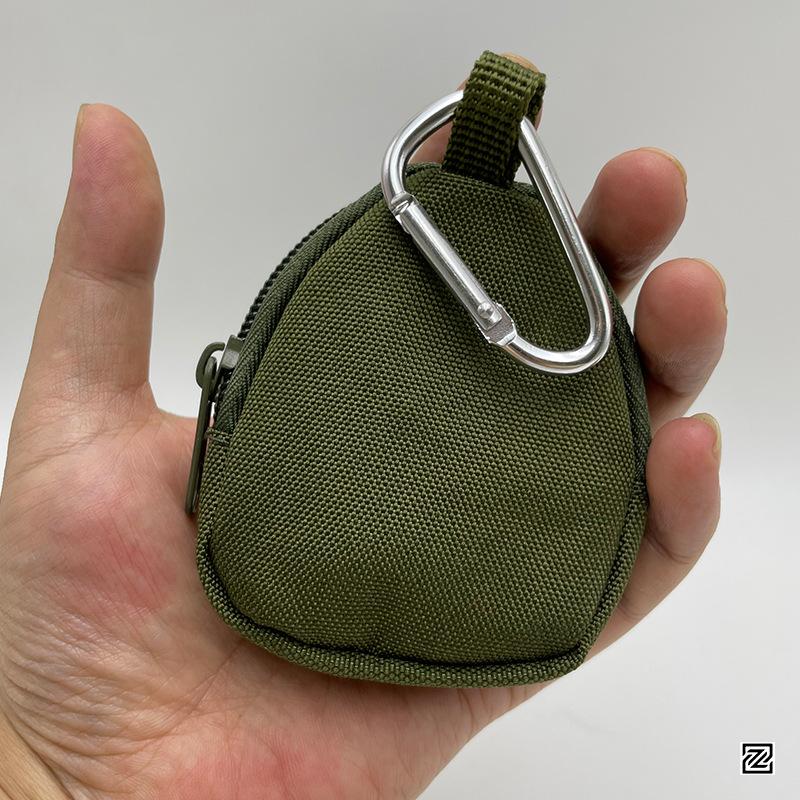 Tactical EDC Pouch, Key Wallet Holder for Men, Coin Purses, Keychain Zipper Pocket, Outdoor Key Bag