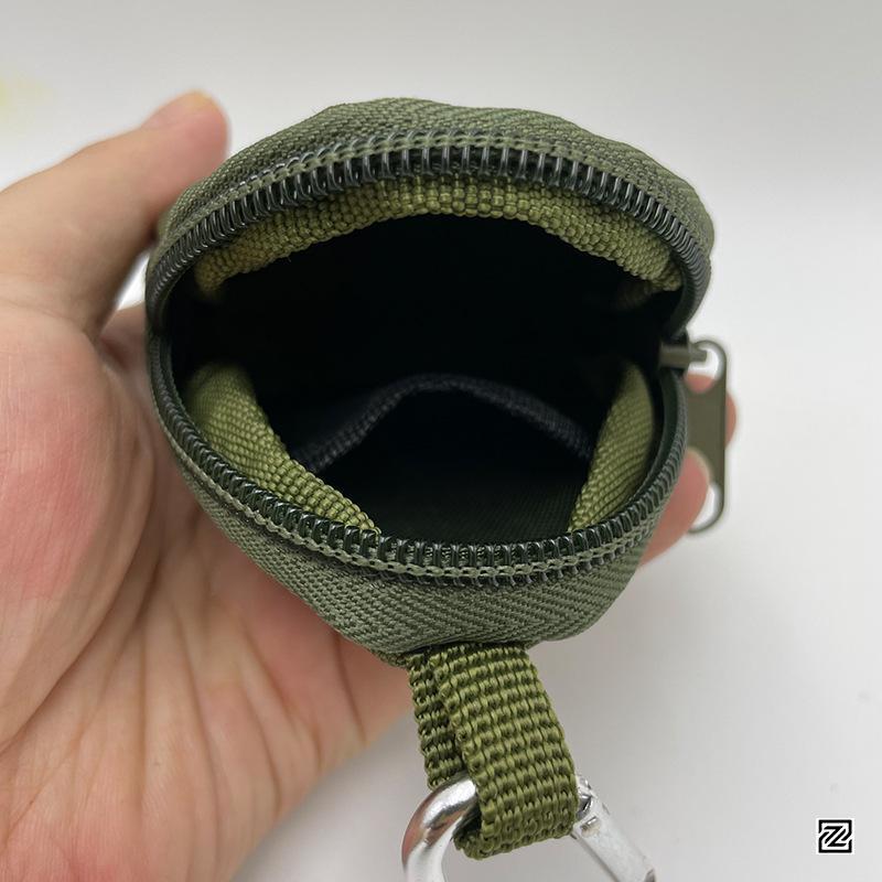 Tactical EDC Pouch, Key Wallet Holder for Men, Coin Purses, Keychain Zipper Pocket, Outdoor Key Bag