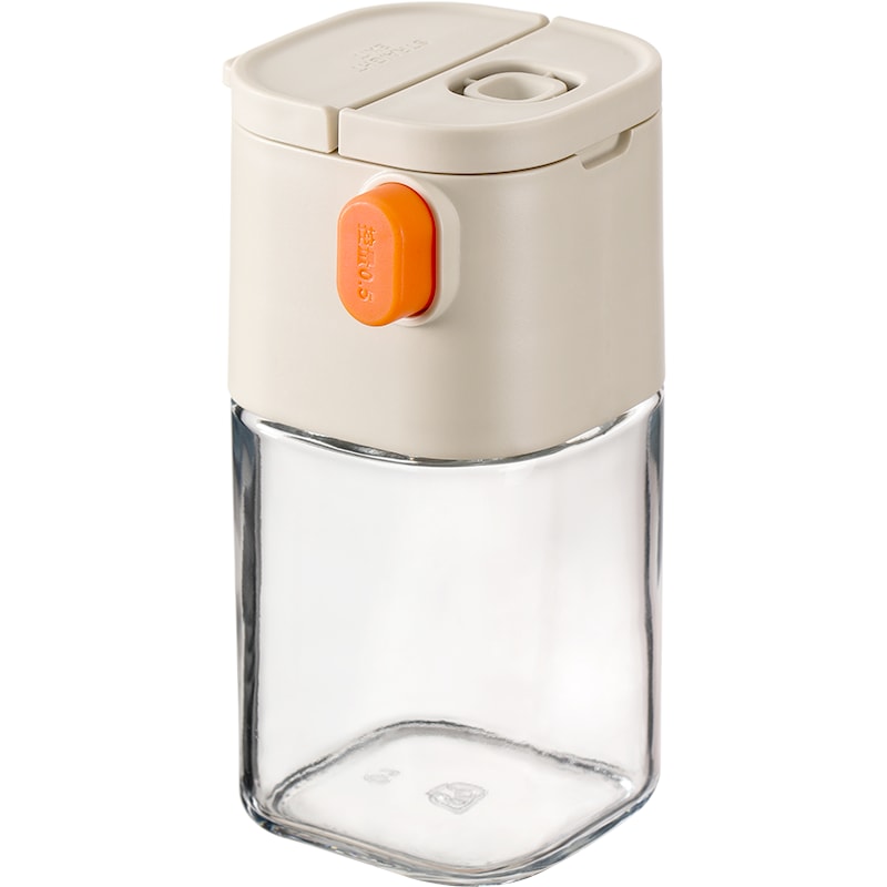 Multi-Functional Quantitative Seasoning Pot, Press-Type Glass Seasoning Bottle, Kitchen Salt Jar, Spice Pepper Shakers