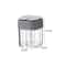 Camping Seasoning Jar with Lid, Transparent Spice Dispenser, Compartment Outdoor Cooking Shaker for BBQ