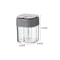 Camping Seasoning Jar with Lid, Transparent Spice Dispenser, Compartment Outdoor Cooking Shaker for BBQ