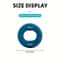 Hand Strengthener Grip Ring for Forearm and Finger Training, Silicone Strength Trainer Ring for Grip Strength