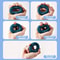 Hand Strengthener Grip Ring for Forearm and Finger Training, Silicone Strength Trainer Ring for Grip Strength
