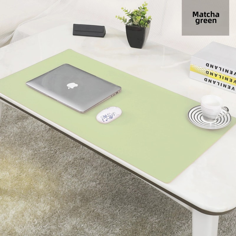 Office Desk Protector Mat PU Leather Waterproof Mouse Pad 9