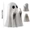 Cute Middle Finger Ghost Statue, Small Halloween Decor, Centerpiece for Coffee Table