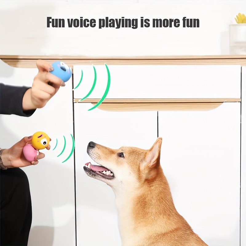 Cartoon Big Eye Ball Dog Toy, Durable Rubber Sound Toy For Dogs, Pet Teeth Grinding Interactive Toy