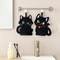 Black Cat Hand Towel Cute Handkerchief Towels For Halloween Super Absorbent Kitchen Towels 2