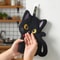 Black Cat Hand Towel Cute Handkerchief Towels For Halloween Super Absorbent Kitchen Towels 3