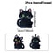 Black Cat Hand Towel Cute Handkerchief Towels For Halloween Super Absorbent Kitchen Towels 7