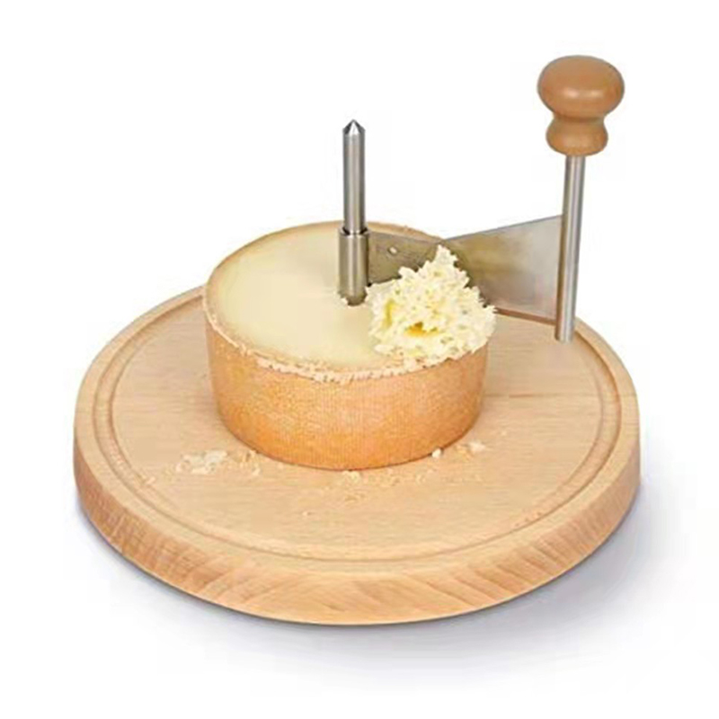 Cheese Cutting Wooden Rotary Shaver Manual Kitchen Chocolate Chip Scraper Cheese Shredder 2